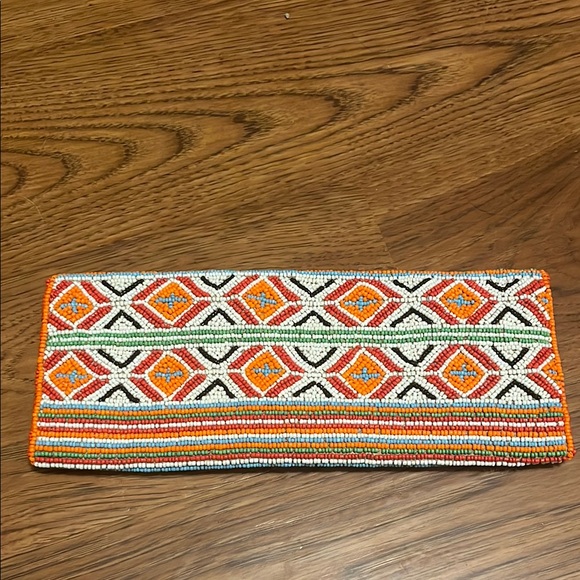 ALDO Vintage Multicolor Beaded Clutch - Picture 7 of 9